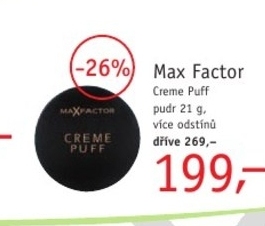 Max Factor Creme Puff, pudr
