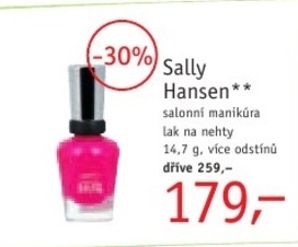 Sally Hansen, salonní manikúra lak nehty