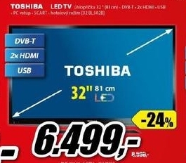 HD televizor TOSHIBA s USB