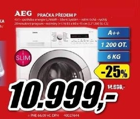 automatická pračka AEG 1200 ot/min