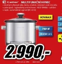 multifunkční elektrický hrnec CATLER 1,8l