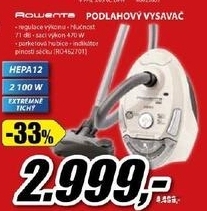 vysavač prachu ROVENTA 2100W