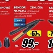 žehlička na vlasy SENCOR 40W