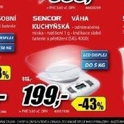 kuchyňská váha SENCOR