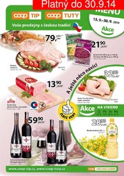 akční leták COOP 15.9.2014-30.9.2014