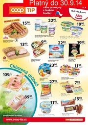 akční leták COOP 15.9.2014-30.9.2014