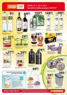 akční leták COOP 15.9.2014-30.9.2014