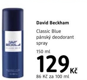 David Beckham Classic Blue, pánský deodorant