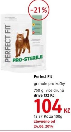 Perfect Fit, granule pro kočky