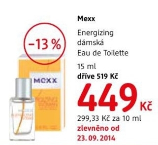 Mexx Energizing, dámská eau de toilette