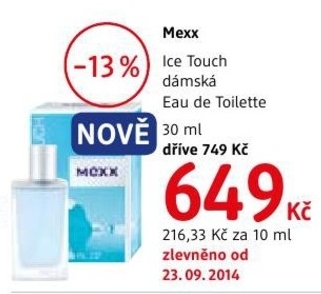 Mexx Ice Touch, dámská eau de toilette