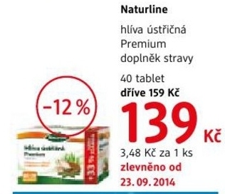 Naturline Premium, hlíva ústřičná
