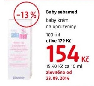 Baby Sebamed, baby krém na opruzeniny