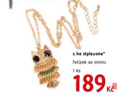 s.he stylezone, řetízek se sovou