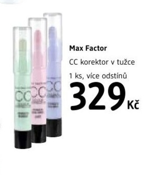 Max Factor, CC korektor v tužce
