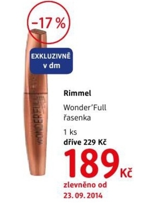 Rimmel Wonder´Full, řasenka