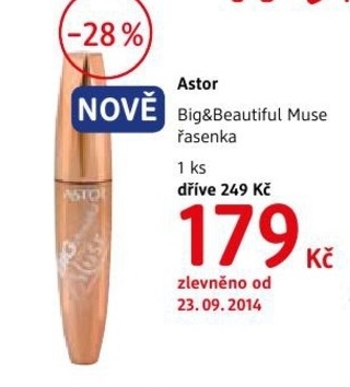 Astor Big Beautiful Muse, řasenka