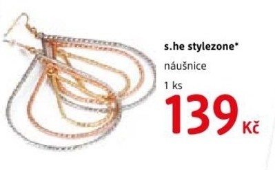 s.he stylezone, náušnice