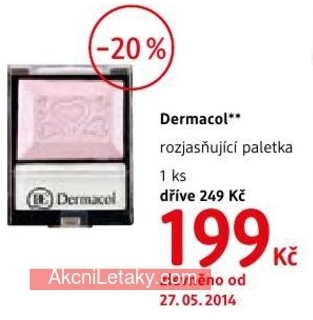 Dermacol, rozjasňující paletka