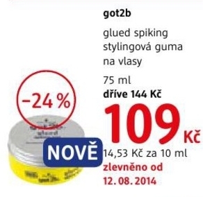 got2b glued spiking, stylingová guma