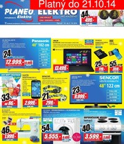 akční leták Planeo Elektro 1.10.2014-21.10.2014
