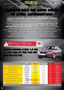 akční leták Auto Kelly 13.10.2014-9.11.2014