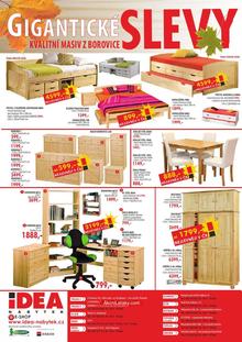 akční leták IDEA nábytek 15.10.2014-31.10.2014