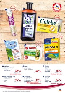 akční leták dm drogerie 29.10.2014-25.11.2014