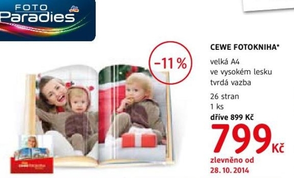 Cewe fotokniha, velká A4