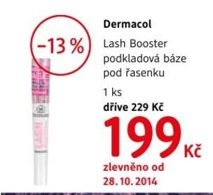 Dermacol Lash Booster, podkladová báze