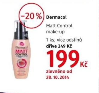 Dermacol Matt Control, make up