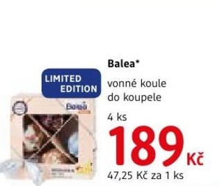 Balea, vonné koule do koupele