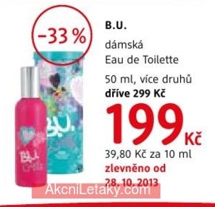 B.U., dámská Eau de Toilette