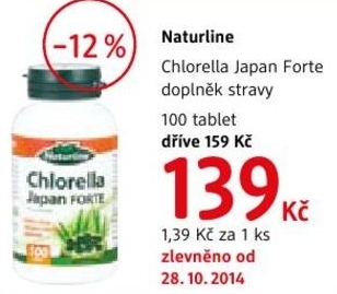 Naturline, Chlorella Japan Forte