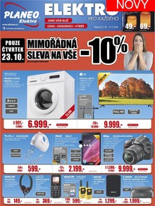 akční leták Planeo Elektro 22.10.2014-4.11.2014