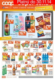 akční leták COOP 1.11.2014-30.11.2014