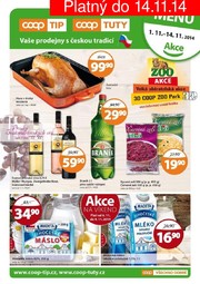 akční leták COOP 1.11.2014-14.11.2014