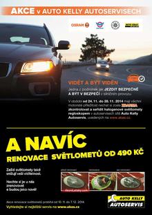 akční leták Auto Kelly 10.11.2014-7.12.2014