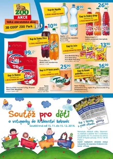 akční leták COOP 15.11.2014-30.11.2014
