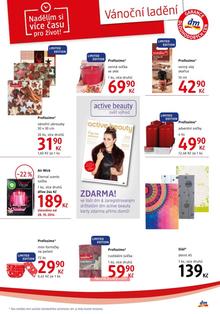 akční leták dm drogerie 26.11.2014-31.12.2014