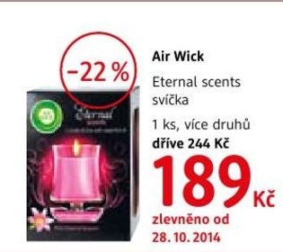 Air Wick Eternal scents, svíčka