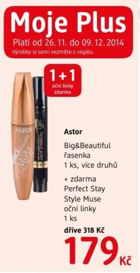 Astor Big Beautiful, řasenka