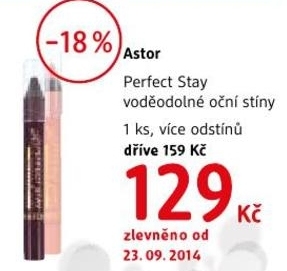 Astor Perfect Stay, voděodolné oční stíny