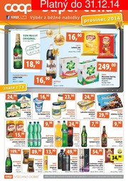 akční leták COOP 1.12.2014-31.12.2014