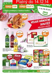 akční leták COOP 1.12.2014-14.12.2014