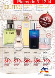 akční leták dm drogerie 3.12.2014-31.12.2014