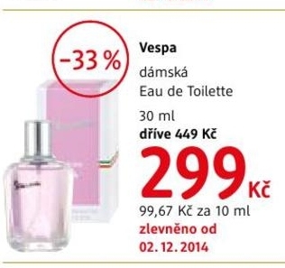 Vespa, Eau de Toilette
