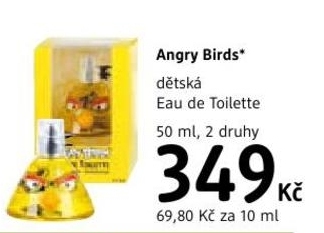 Angry Birds, Eau de Toilette