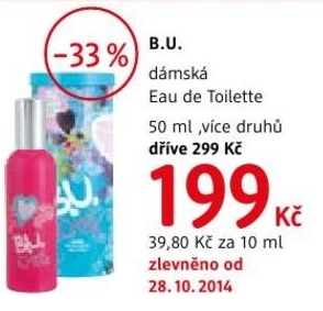 B.U., Eau de Toilette