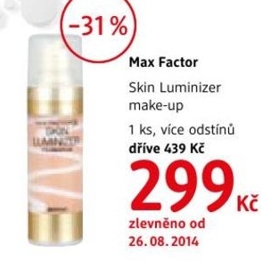 Max Factor Skin Luminizer, make up